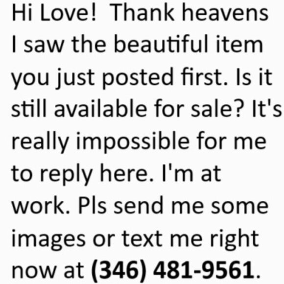 👈Pls text me right now 346 481-9561 want_to confirm the_condition before I pay - Picture 1 of 3